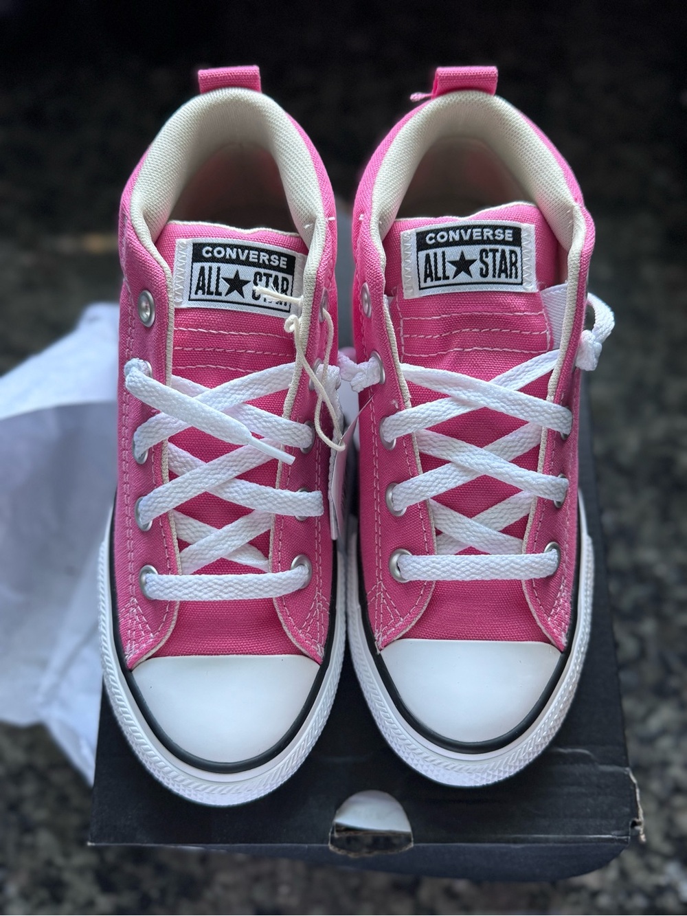 Converse Kids Pink Low Top Sneakers